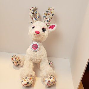 Build a Bear Reindeer 'Glisten' MUSICAL 🎼, Snowflake Antlers & Hoofs & Sparkles